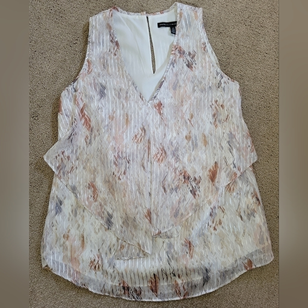 White House Black Market Sleeveless Top
